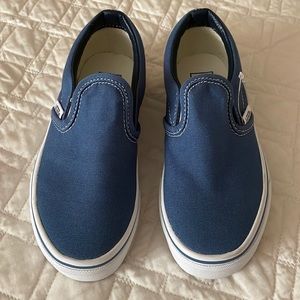 Kid's Vans Slip-on Shoes-BRAND NEW- Blue Size 13